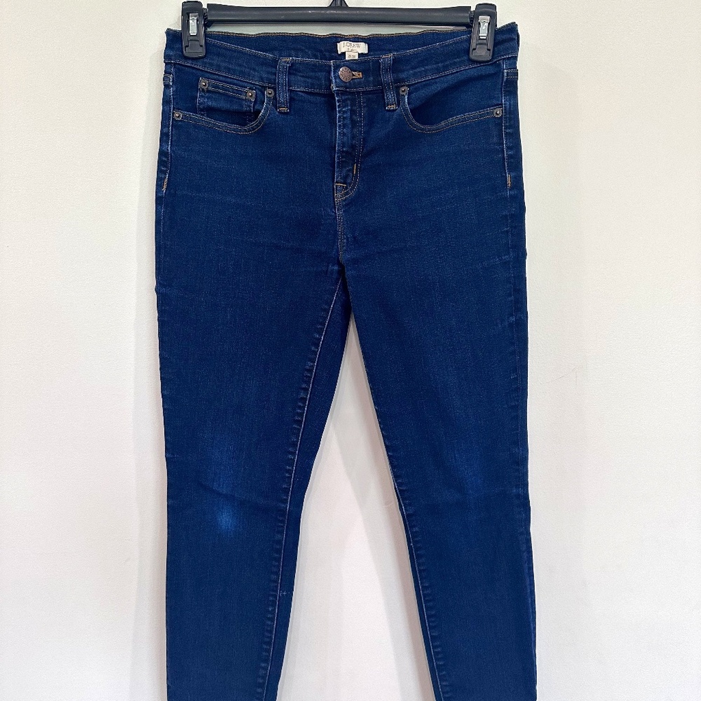 J CREW Stretch Women's Skinny Jeans Dark Wash - Size 29/28